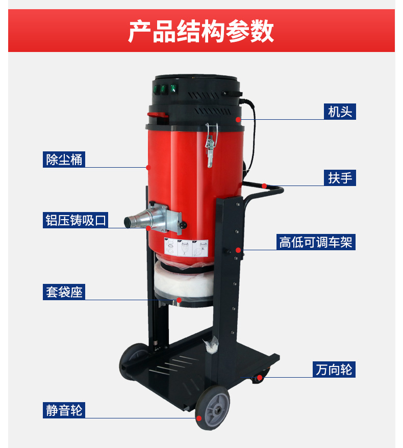 單桶連續套袋工業吸(xī)塵器-3